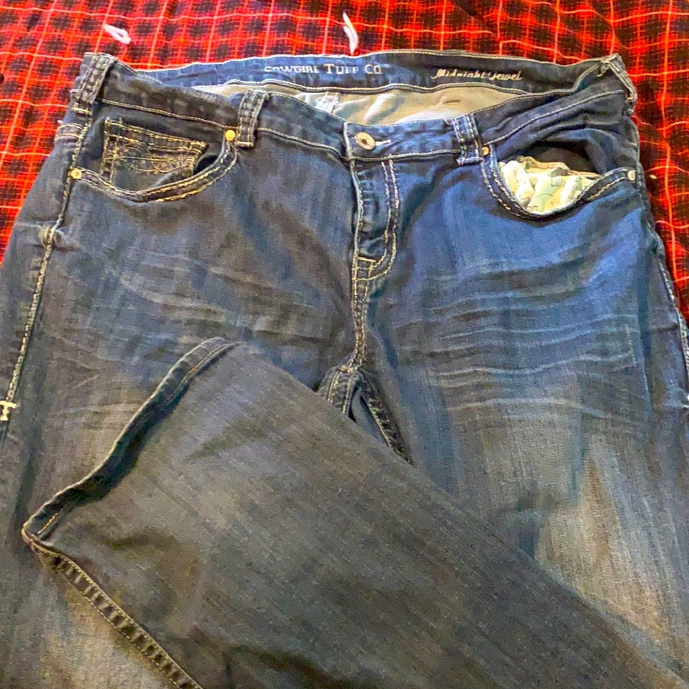 Cowgirl Tuff Co Midnight Jewel Jeans. 40x33